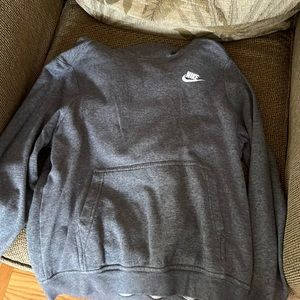 grey nike hoodie